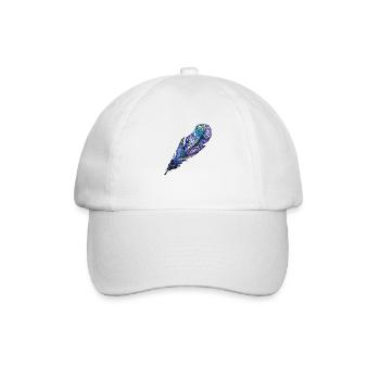 Feder - Baseballkappe - Weiß/Weiß - Vorne