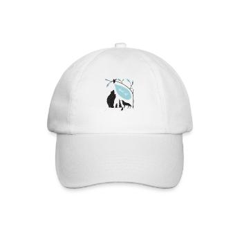 Tiere - Baseballkappe - Weiß/Weiß - Vorne