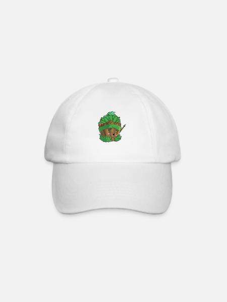 Jungle Cupcake - Baseballkappe - Weiß/Weiß