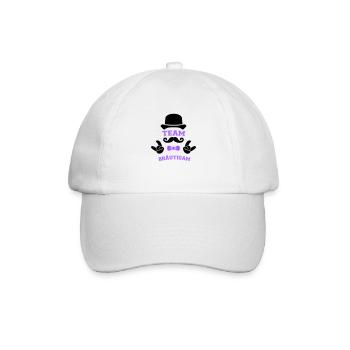team bräutigam - Baseballkappe - Weiß/Weiß - Vorne
