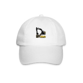 Schwerlastbetrieb - Baseballkappe - Weiß/Weiß - Vorne
