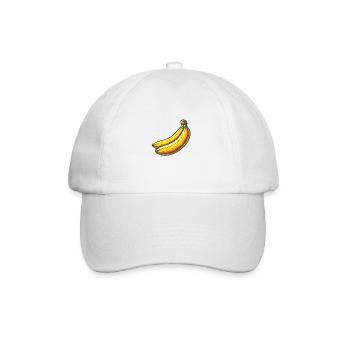 Bananen - Baseballkappe - Weiß/Weiß - Vorne