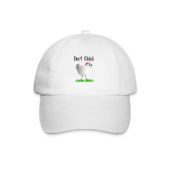 Chick Dorf - Baseballkappe - Weiß/Weiß - Vorne