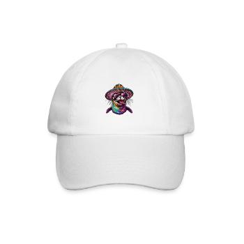 Robbe Tier Lustig Sombrero - Baseballkappe - Weiß/Weiß - Vorne