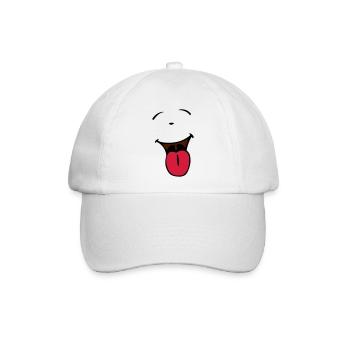 Clown - Baseballkappe - Weiß/Weiß - Vorne