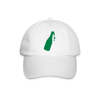 Sekt zum feiern - Baseballkappe - Weiß/Weiß - Vorne