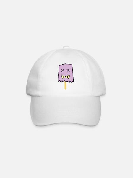 Ice Cream Monster - Baseballkappe - Weiß/Weiß