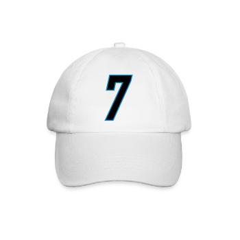 number_7 - Baseballkappe - Weiß/Weiß - Vorne