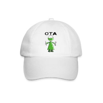 Operationstechnischer Assistent Strichmann - OTA - Baseballkappe - Weiß/Weiß - Vorne
