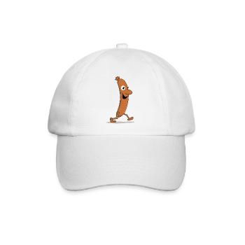 Würstchen - Baseballkappe - Weiß/Weiß - Vorne
