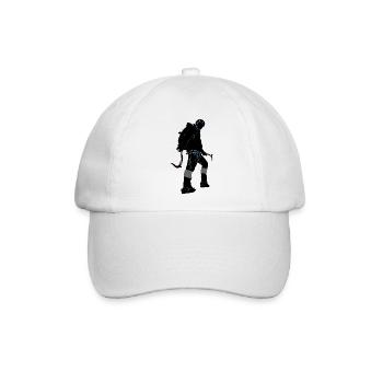 Bergsteiger - Baseballkappe - Weiß/Weiß - Vorne