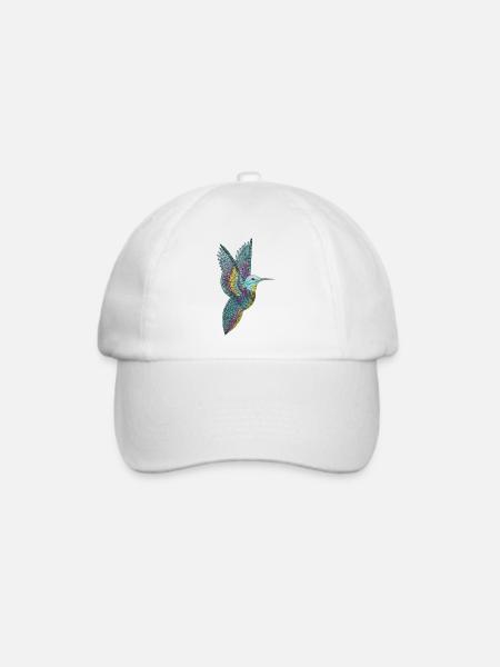 Kolibri - Baseballkappe - Weiß/Weiß