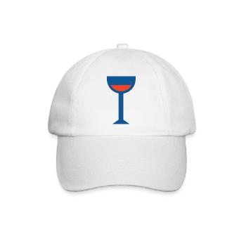 Polar - wineglass - Baseballkappe - Weiß/Weiß - Vorne