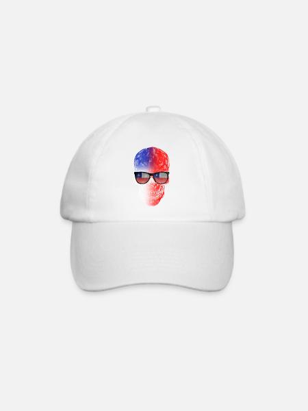 Chile - Baseballkappe - Weiß/Weiß