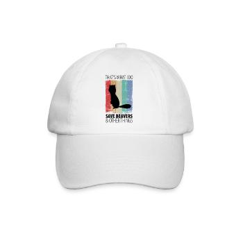 Biber - Baseballkappe - Weiß/Weiß - Vorne