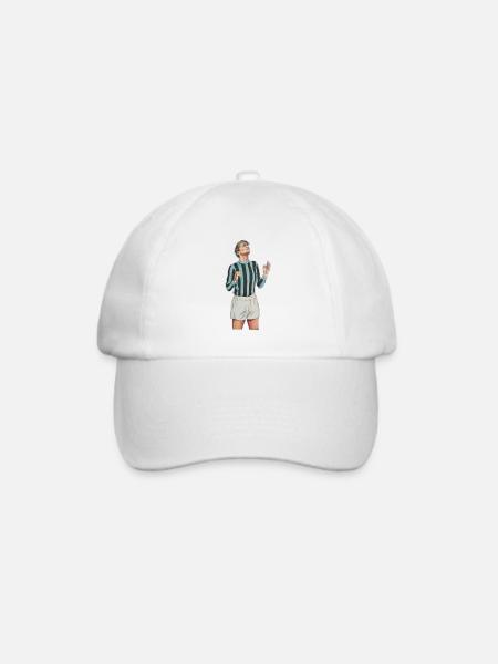 Fußball - Baseballkappe - Weiß/Weiß