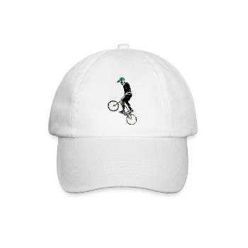 BMX - Baseballkappe - Weiß/Weiß - Vorne