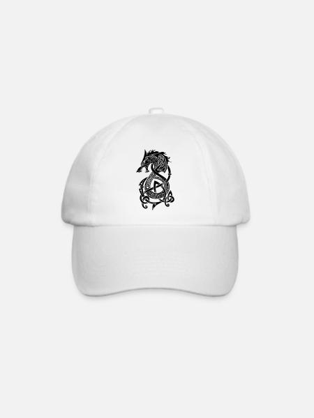 Fenrir - Baseballkappe - Weiß/Weiß