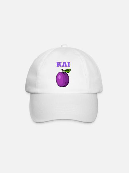 Kai Pflaume aka Ehrenpflaume - Baseballkappe - Weiß/Weiß