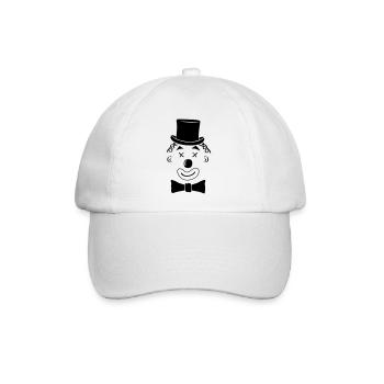 clown - Baseballkappe - Weiß/Weiß - Vorne