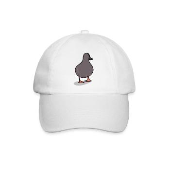 Entenvogel - Baseballkappe - Weiß/Weiß - Vorne