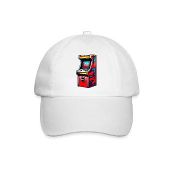Arcade-Spielautomat - Baseballkappe - Weiß/Weiß - Vorne