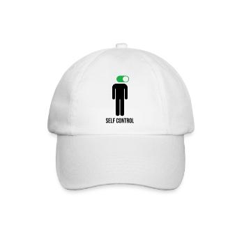 Lustiges Bild Witzig Humor Geschenkidee - Baseballkappe - Weiß/Weiß - Vorne