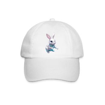 White Rabbit Crystal - Baseballkappe - Weiß/Weiß - Vorne