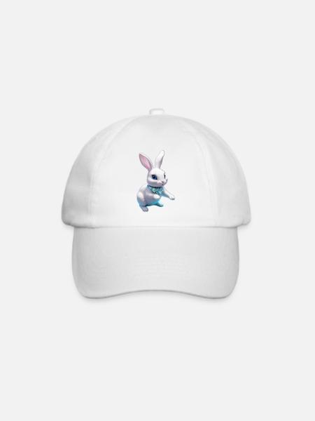 White Rabbit Crystal - Baseballkappe - Weiß/Weiß