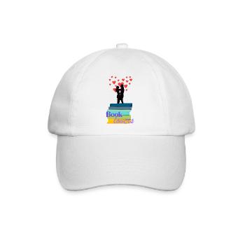 Book Lovers - Baseballkappe - Weiß/Weiß - Vorne