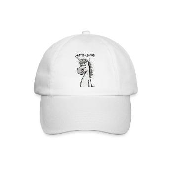Muffel-Einhorn - Baseballkappe - Weiß/Weiß - Vorne
