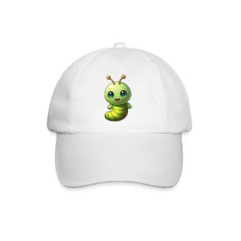 Glühwürmchen - Baseballkappe - Weiß/Weiß - Vorne