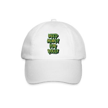 Need Money For RLX - Baseballkappe - Weiß/Weiß - Vorne