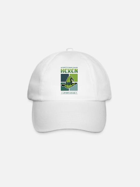 Hexen - Baseballkappe - Weiß/Weiß