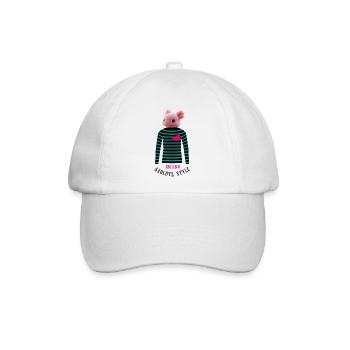 Liebe Leben Axolotl Style - Baseballkappe - Weiß/Weiß - Vorne