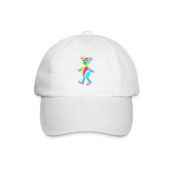 Regenbogenpaul - Tierchen - Kinder - Baseballkappe - Weiß/Weiß - Vorne