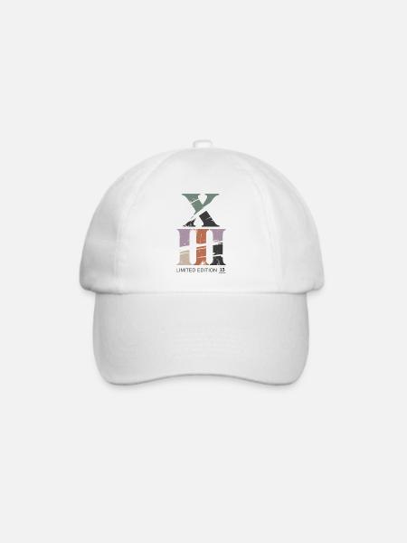 Römisch XIII Limited Edition 13 Jahre Geburtstag - Baseballkappe - Weiß/Weiß