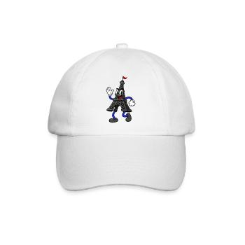 Typisch verrückte französische Tour - Baseballkappe - Weiß/Weiß - Vorne