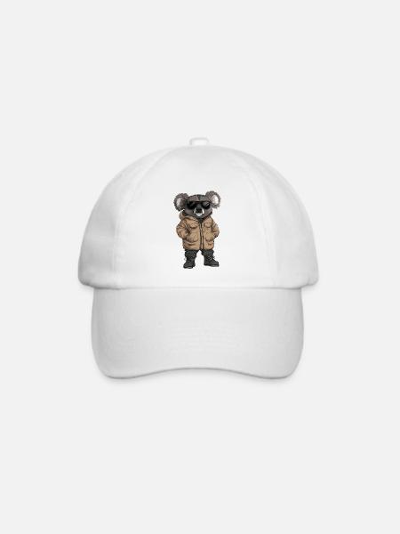 Koala Cool Winter - Baseballkappe - Weiß/Weiß