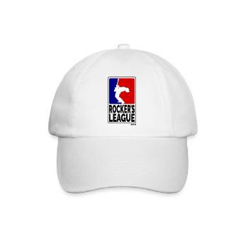Rockers League, schwarz - Baseballkappe - Weiß/Weiß - Vorne