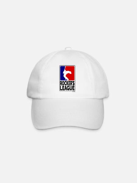 Rockers League, schwarz - Baseballkappe - Weiß/Weiß