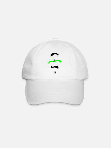 Fallschirm Diamant - Baseballkappe - Weiß/Weiß