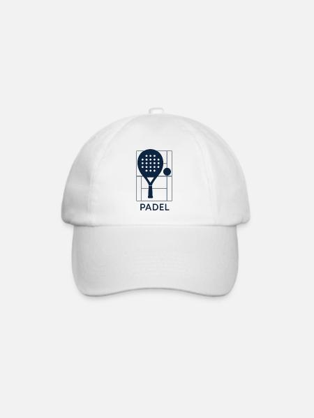 Padel-Racket – Padeliste - Baseballkappe - Weiß/Weiß