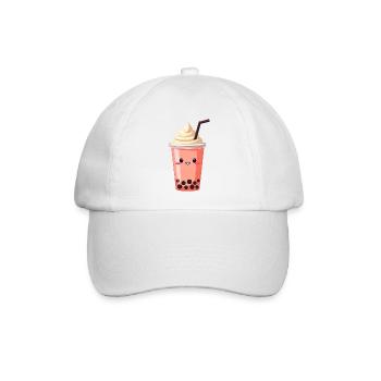 Bubble Tea - Baseballkappe - Weiß/Weiß - Vorne