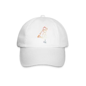 Rollschuhläuferin Skizze - Baseballkappe - Weiß/Weiß - Vorne