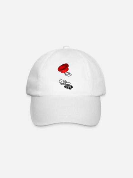 AUTOPILOT AUS - Baseballkappe - Weiß/Weiß