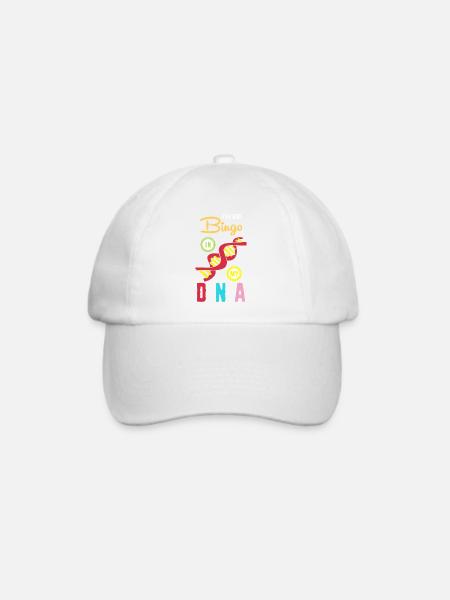 Bingo - Baseballkappe - Weiß/Weiß