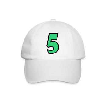 5. JUBILÄUM. 5 JAHRE. 5. JUBILÄUM - Baseballkappe - Weiß/Weiß - Vorne