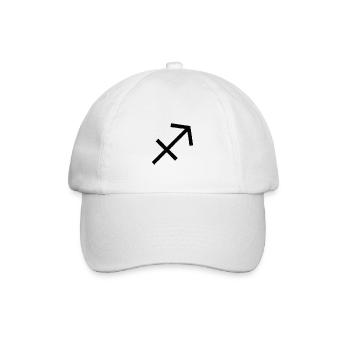 SAGITTARIUS-SYMBOL IN ÖL - Baseballkappe - Weiß/Weiß - Vorne