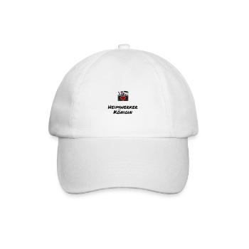 Heimwerker Königin - Baseballkappe - Weiß/Weiß - Vorne